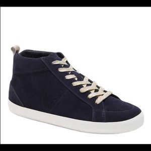 banana republic blue suede sneakers 8.5